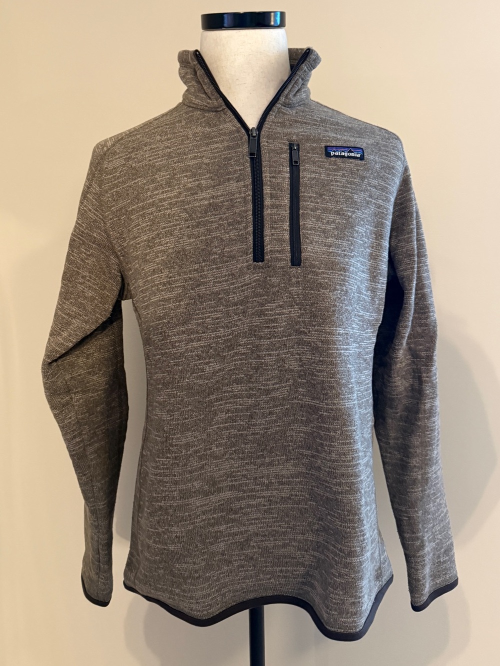 Patagonia Men's Better Sweater 1/4 Zip in Sand/Tan/Brown